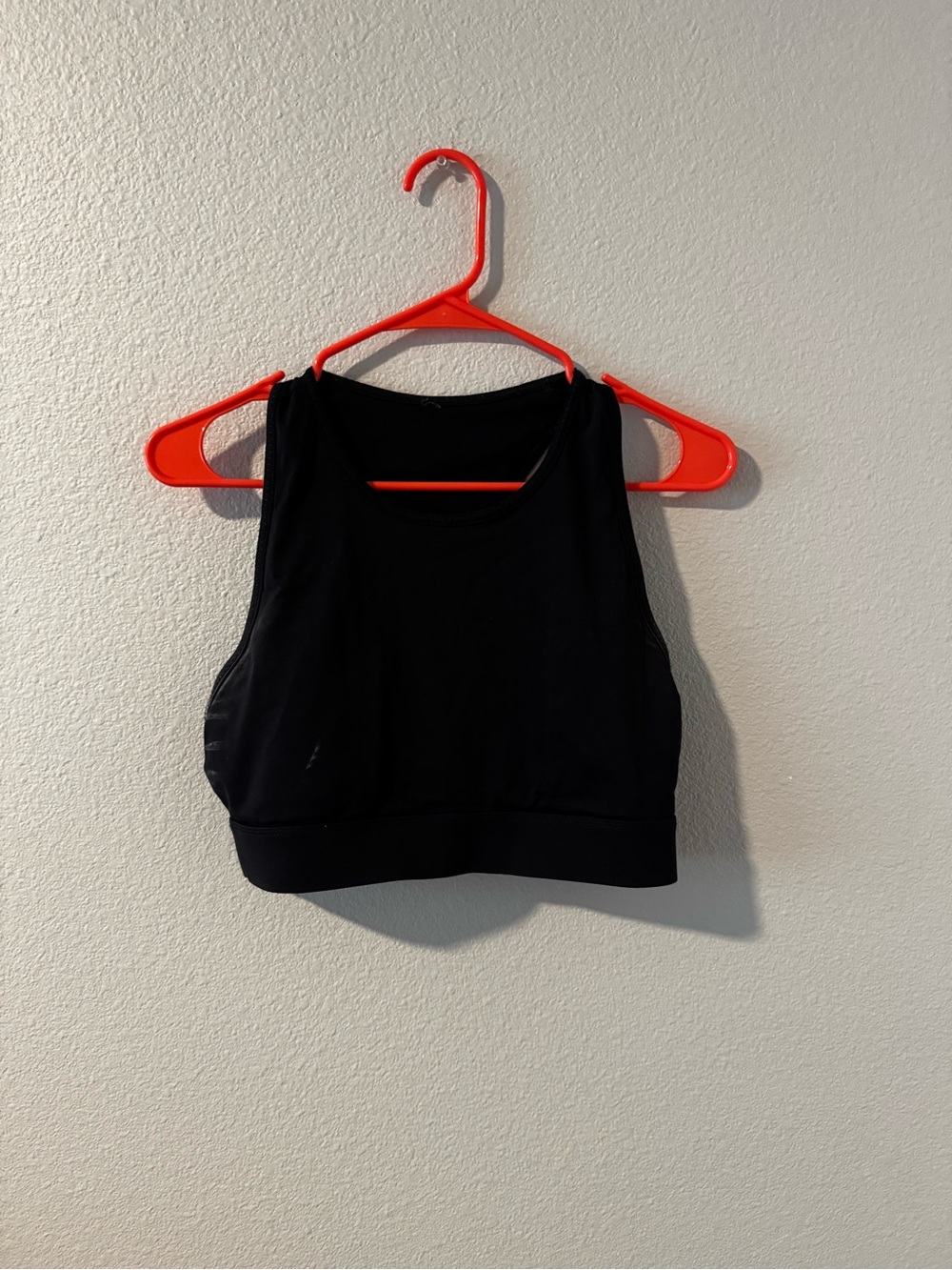 Fabletics - Black Athletic Crop Tank Top